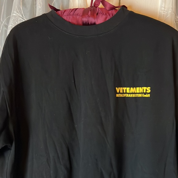 Vetements Metallverarbeitung GmbH Tee Men’s Large T-shirt - Picture 5 of 12
